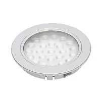 Точечный встраиваемый светодиодный светильник Alvaro 1,7W, 12V, теплый белый — купить оптом и в розницу в интернет магазине GTV-Meridian.